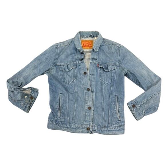 Levi’s 72334 Light Wash Denim Trucker Jacket M - Picture 1 of 8